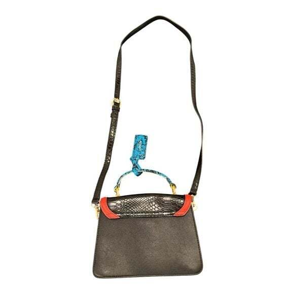 Aldo Multicolor Satchel with Gold Accents - Picture 3 of 6